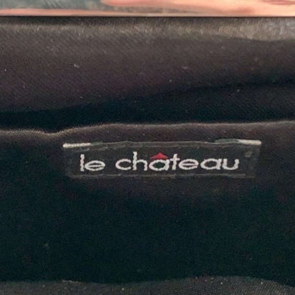 EUC Le Chateau Black Lace Clutch - Picture 5 of 5